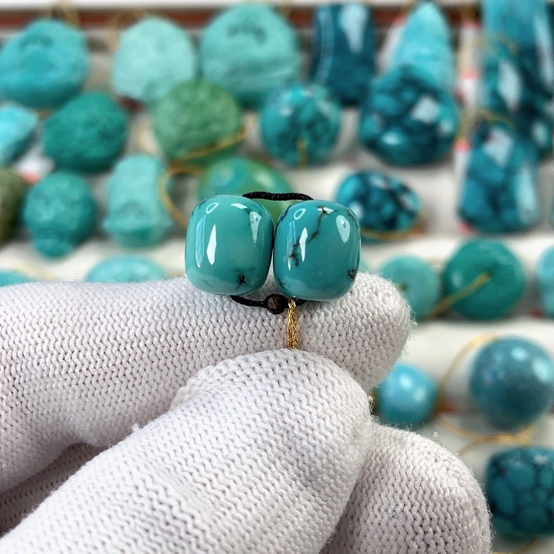 绿松石未镶嵌挂件直径9.8