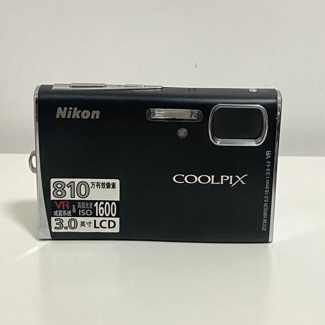 95新 Nikon/尼康 S51 810万像素 3倍光变 配件齐全 No退换