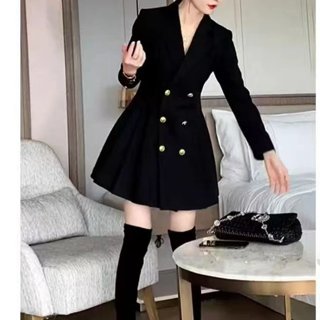 （大肥）大码小香风显瘦气质名媛风春季连衣裙88266