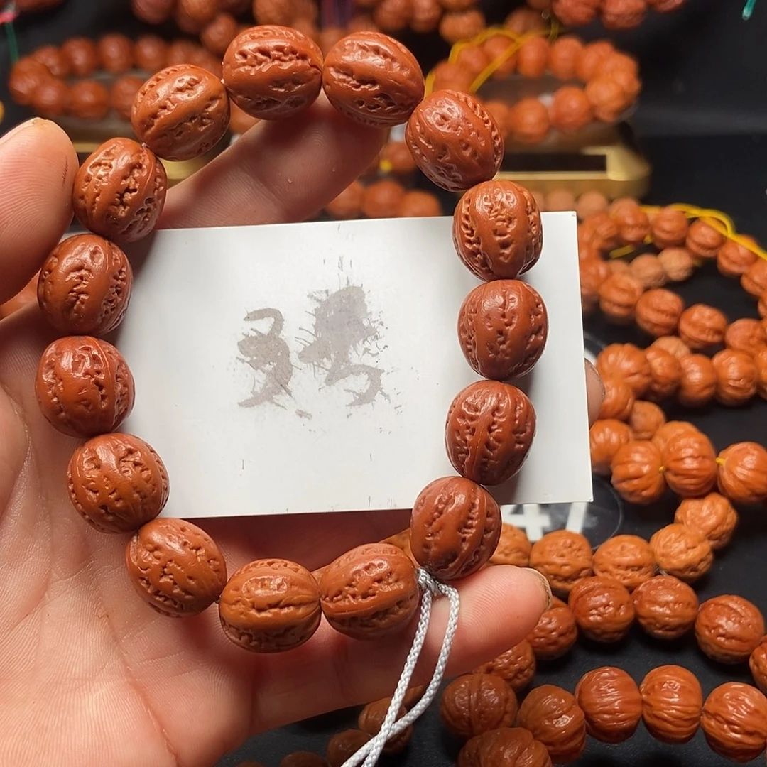 文玩核桃手串西瓜纹16