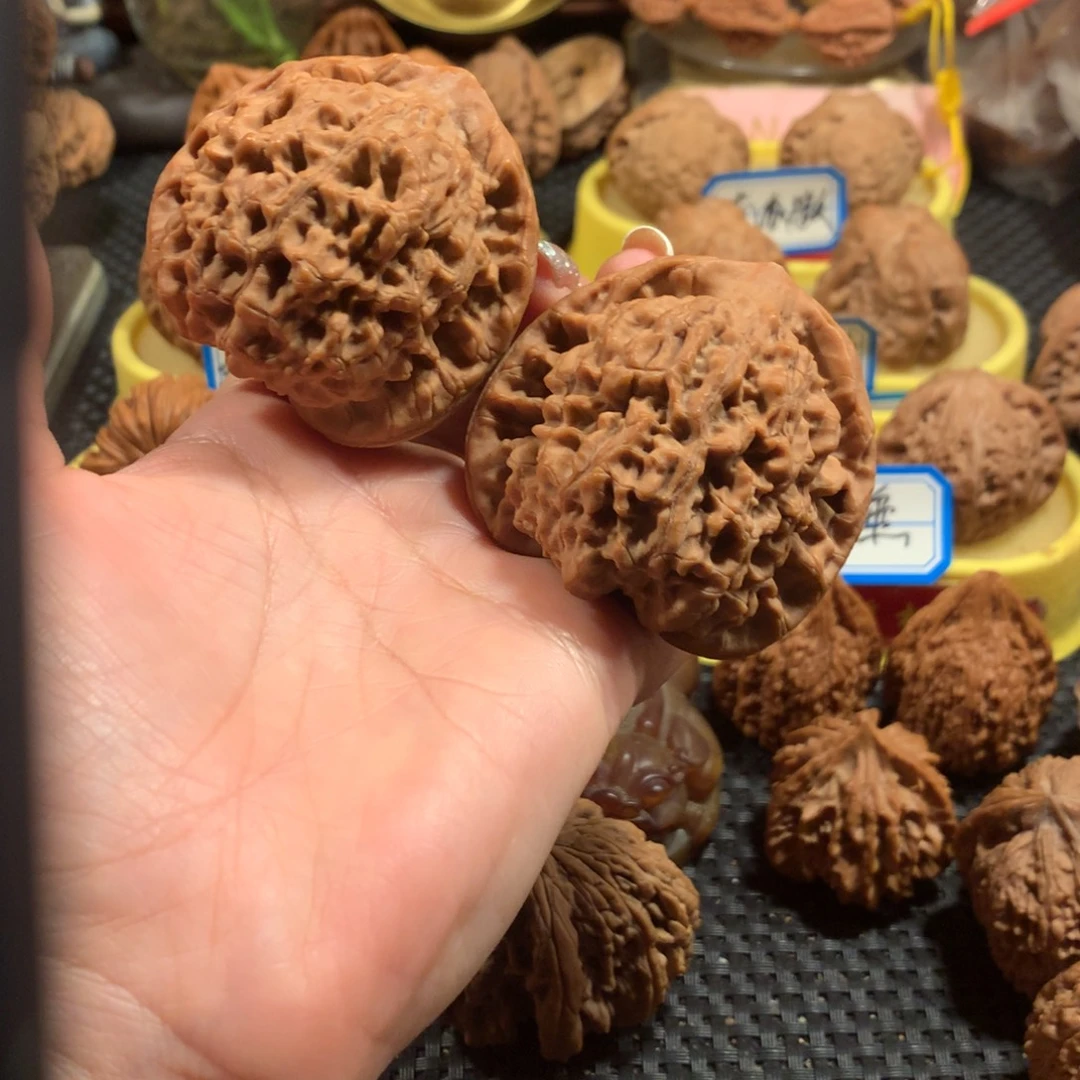 文玩核桃把件大官帽