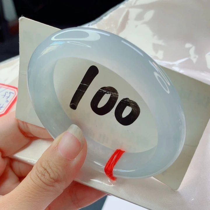 翡翠未镶嵌手镯冰