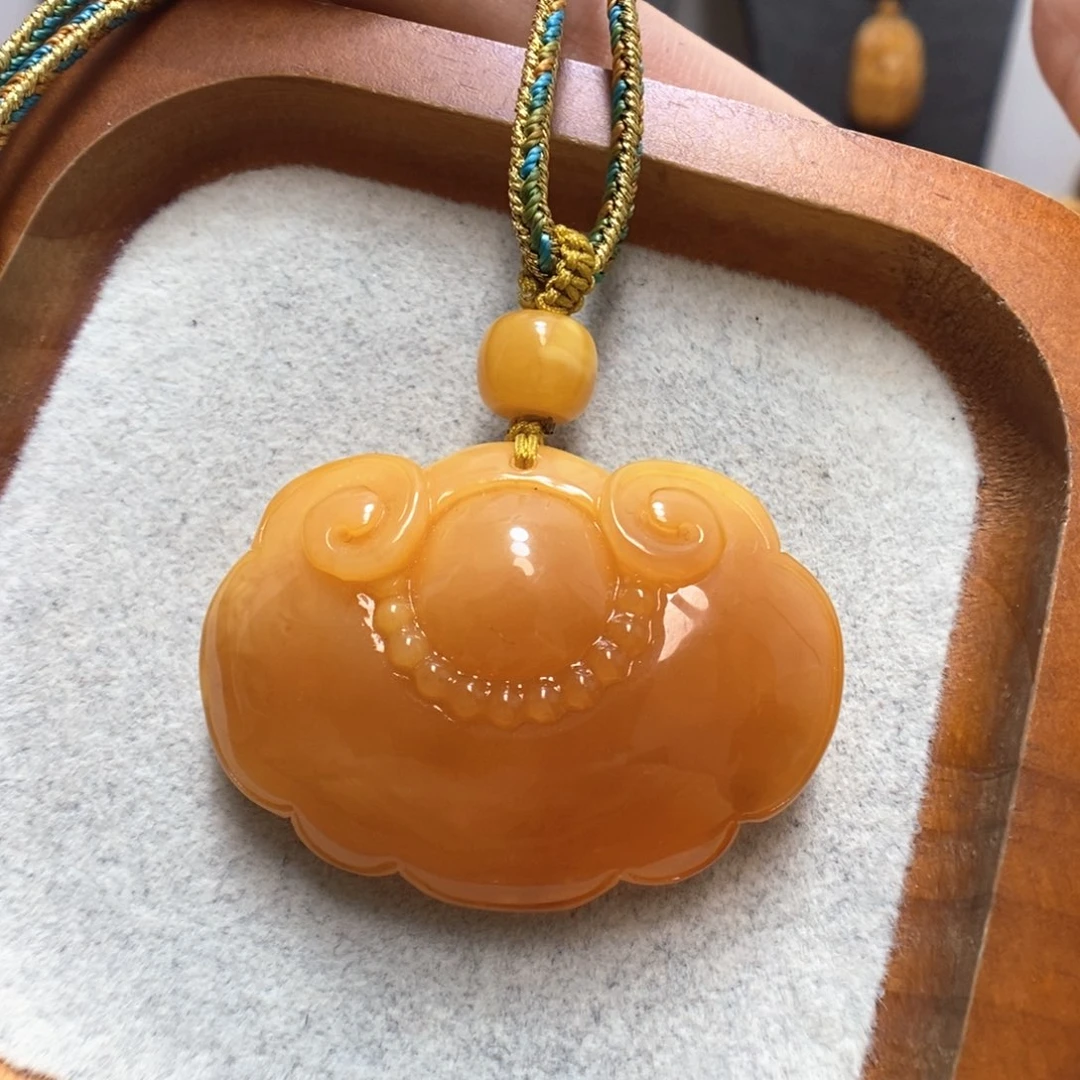 蜜蜡颈饰未镶嵌蜜蜡