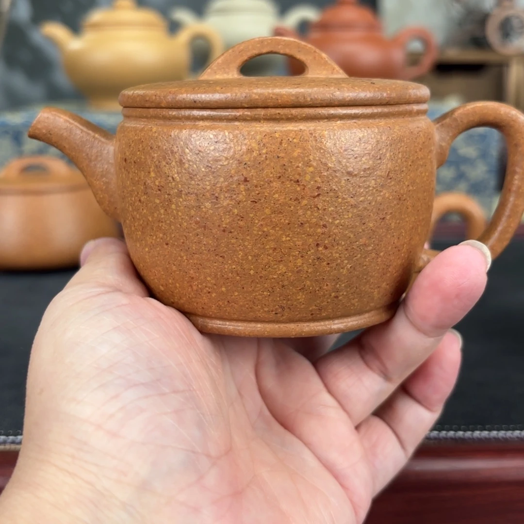 呆***瓜茶壶紫砂梨皮黄段汉瓦200