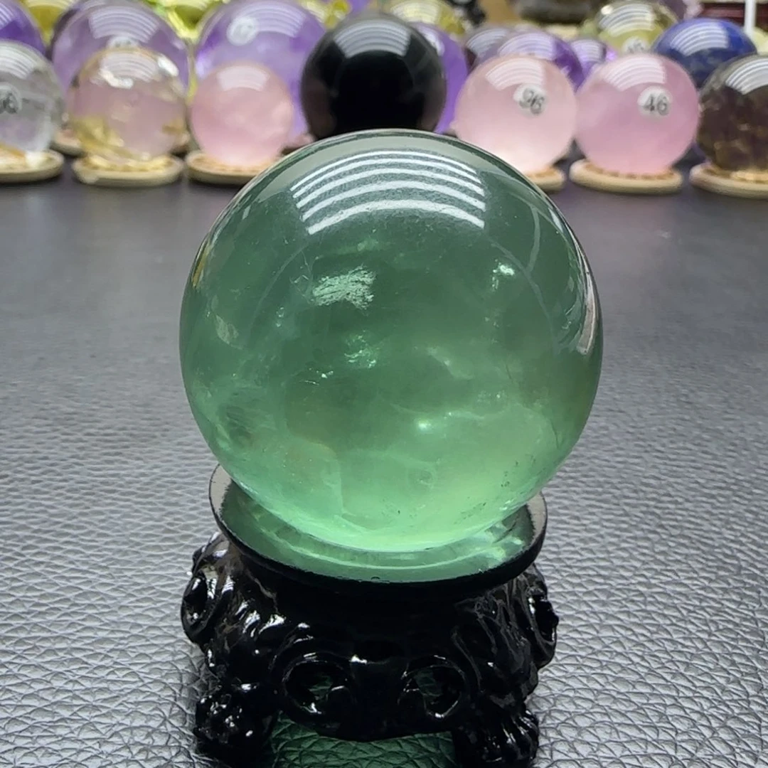 水晶未镶嵌珠宝半成品38mm