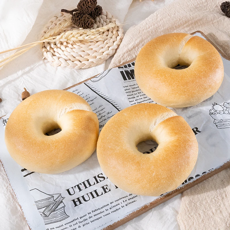 周建生【晴山麦仓】原味贝果健身运动零食下午茶早餐多料