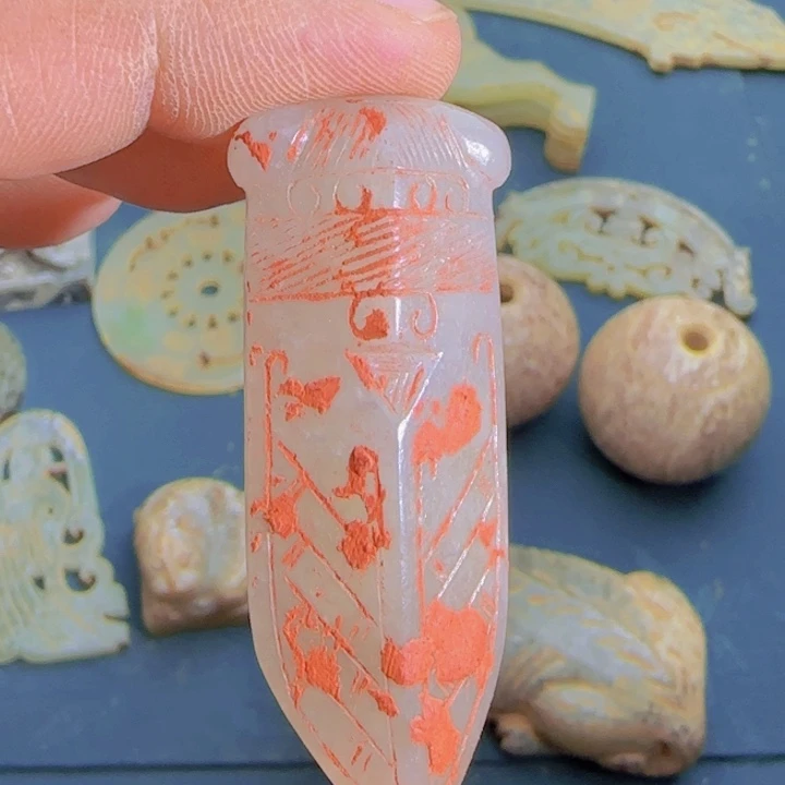 暴***暴和田玉（糖玉）未镶嵌挂件