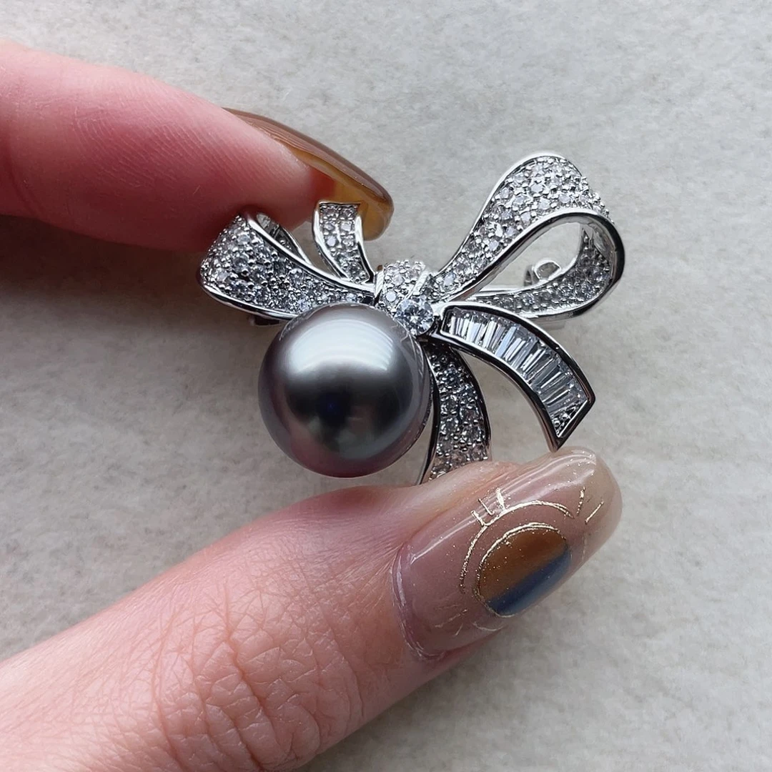 海水珍珠未镶嵌胸针51