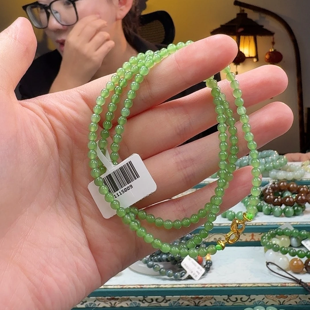 和田玉手串未镶嵌