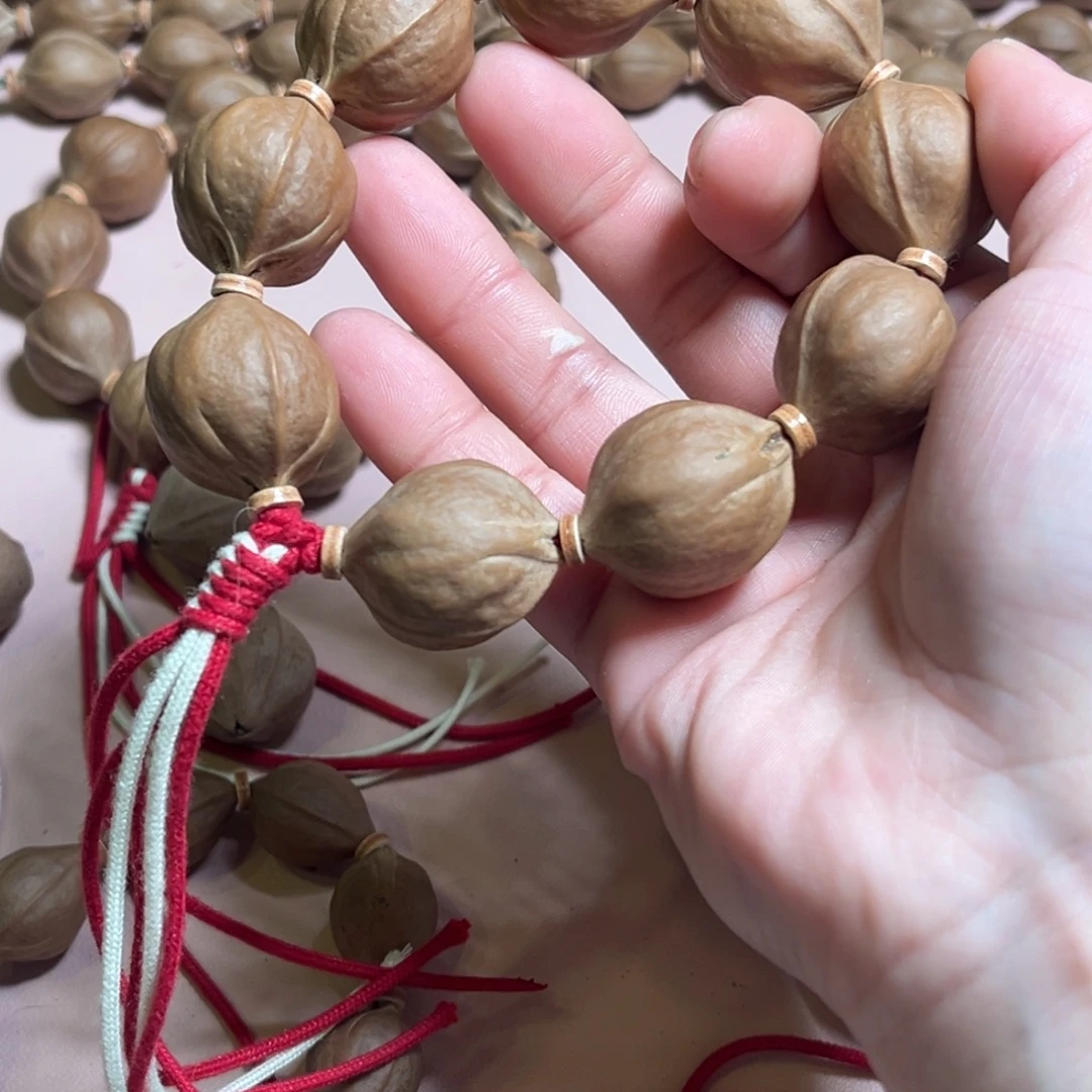 @***明橄榄核手串/手链2226梅林铁核三花