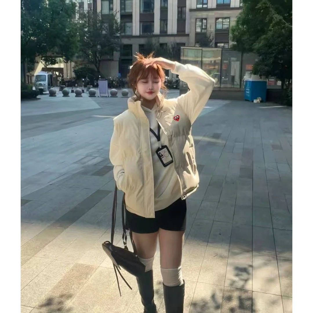 【秋冬新品】ART桃心马甲坎肩棉服外套（男女同款）