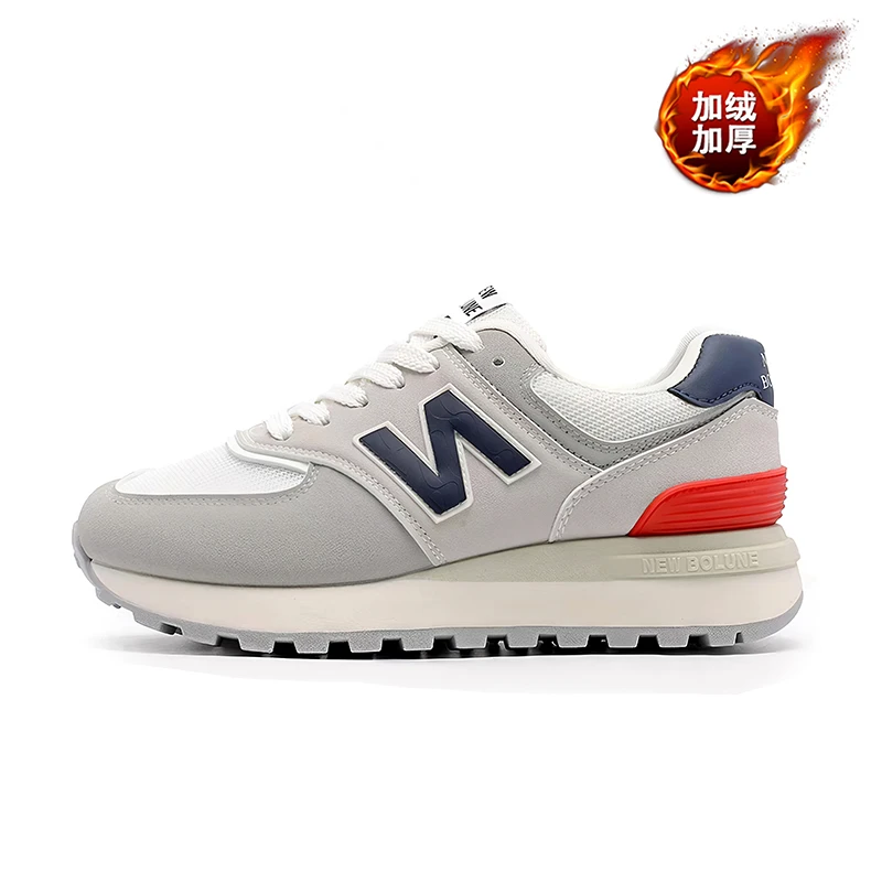 【官方正品】百伦574经典慢跑厚底增高运动休闲百搭男女款加绒棉鞋