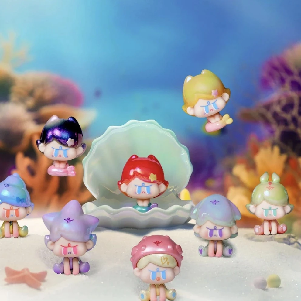 气宝深海奇遇萌粒系列潮流玩具盲盒手办摆件