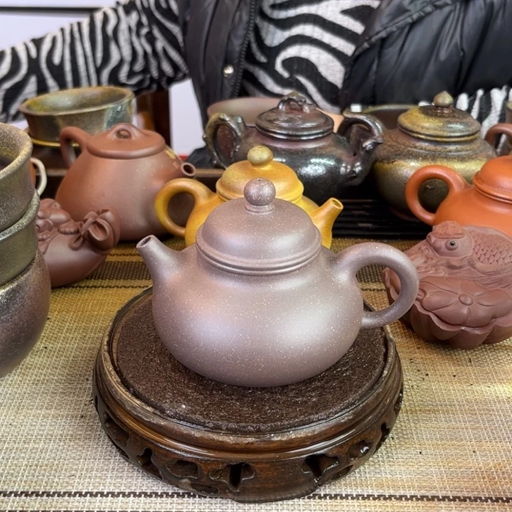 紫砂茶壶大水谭天青180cc