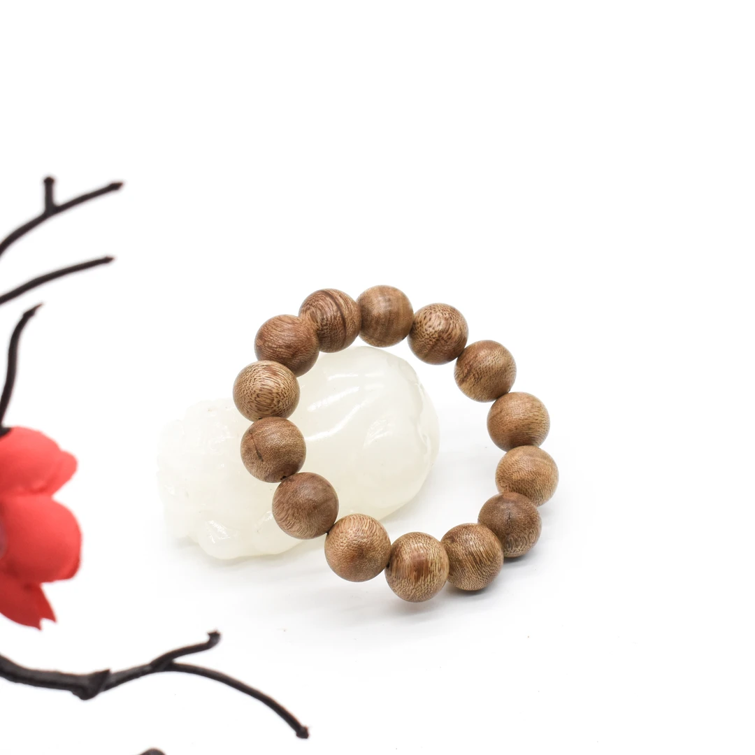 【尖峰岭】国香白木香1.4圆珠单圈手串清新淡雅多样性发一