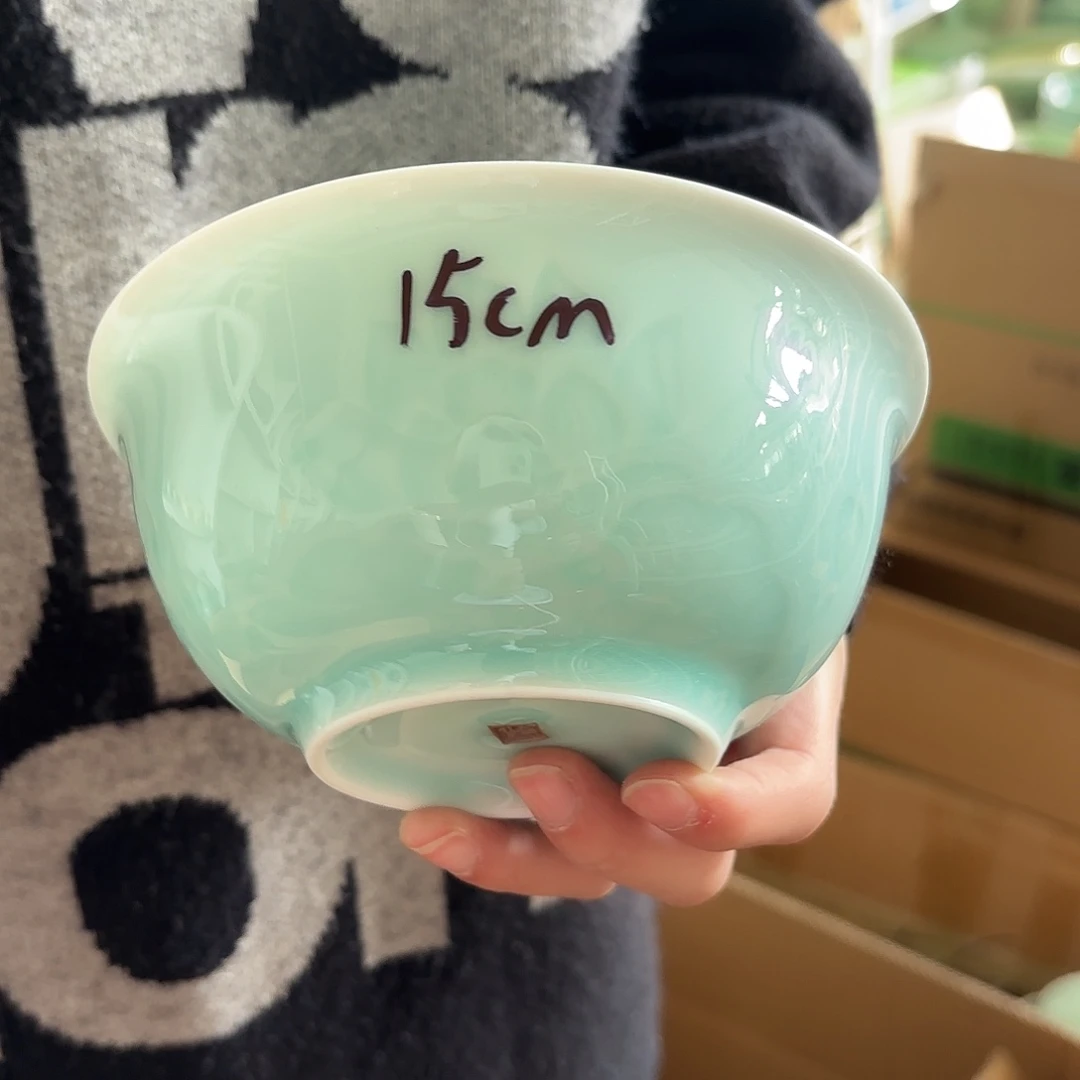龙泉云间青瓷小米茶器
