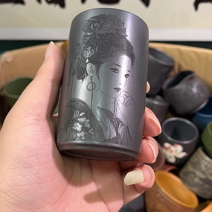 茶杯紫砂全手工紫砂主人杯