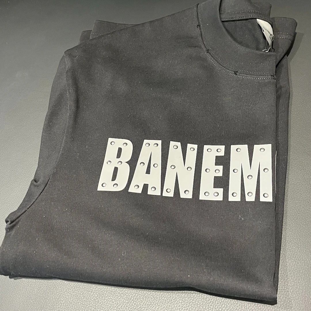 【59901】潮牌男装男女同款轻奢秋季重磅短袖