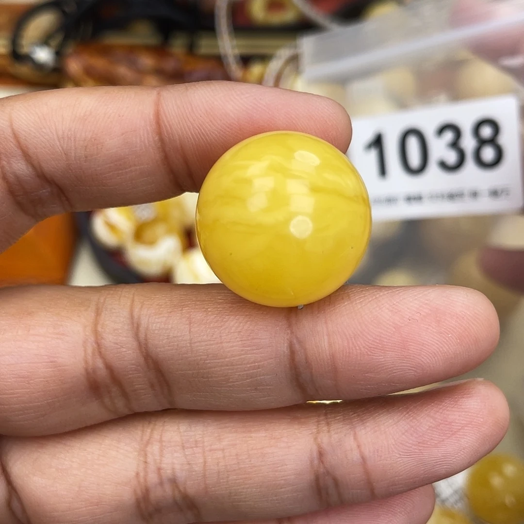 蜜蜡未镶嵌珠宝奇石沙眼22.9