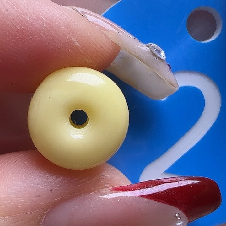 蜜蜡未镶嵌珠宝奇石微瑕11.3mm墩子