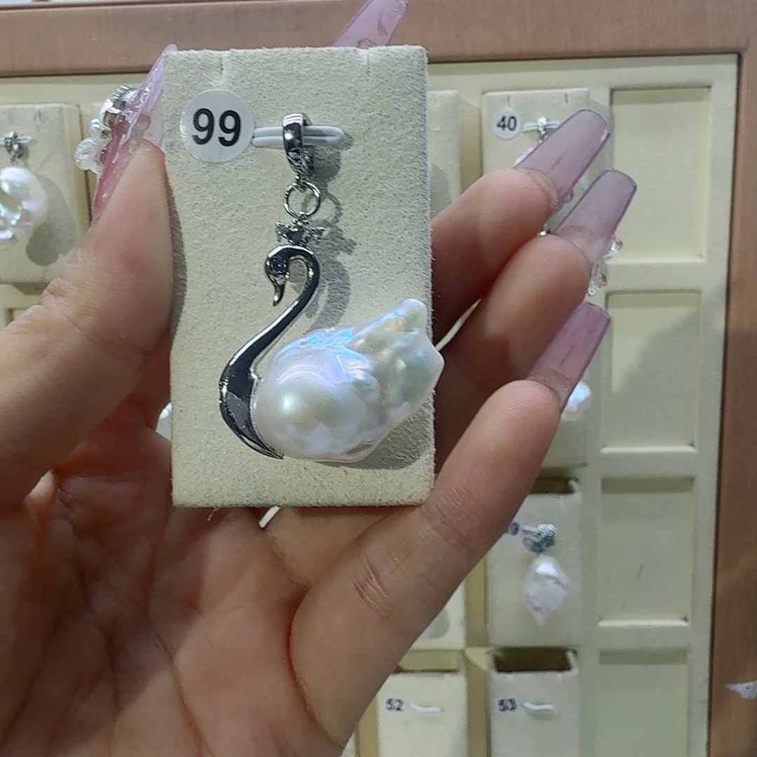 颈饰合金淡水珍珠