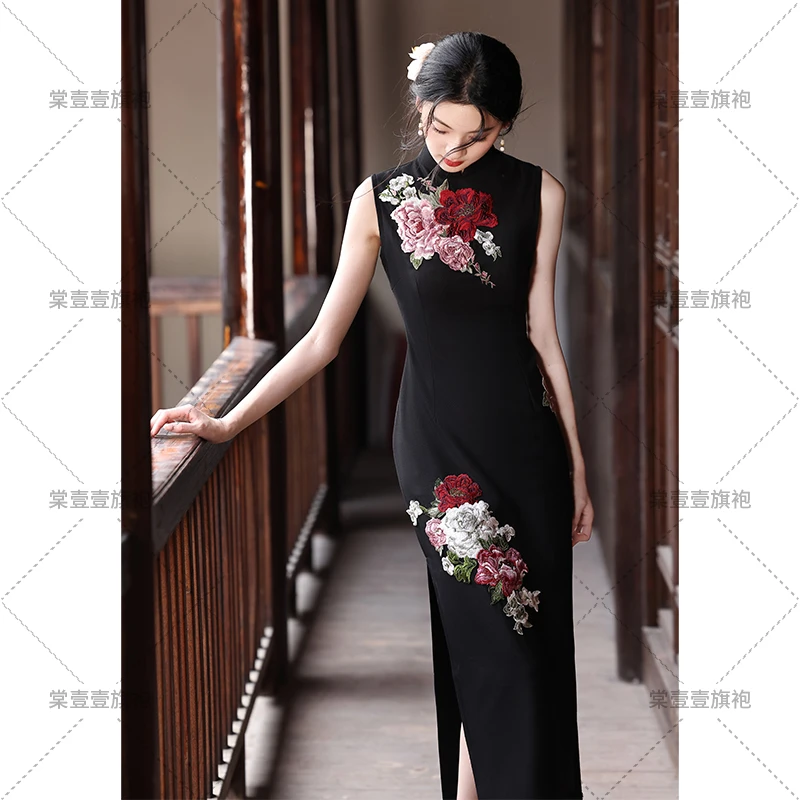 (苏州旗袍合集)夏季2025新款轻奢新中式高级感复古女装连衣裙日常