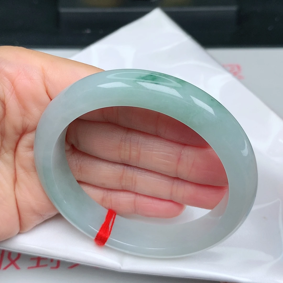 未镶嵌手镯翡翠豆****海59圈