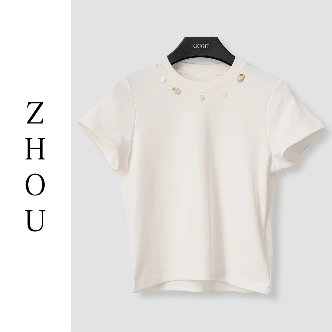 （周哥甄选）白色上衣-22811