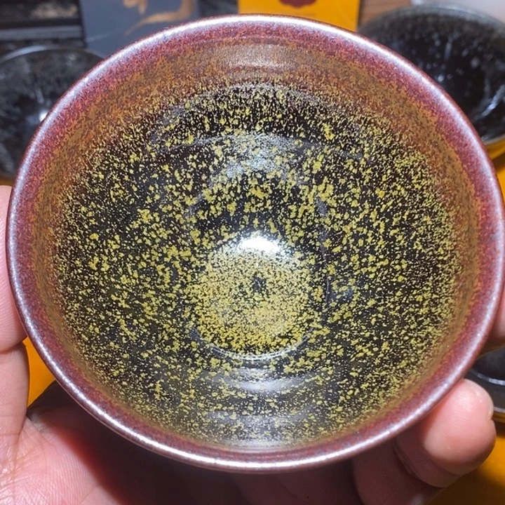 茶盏一方通天龙窑