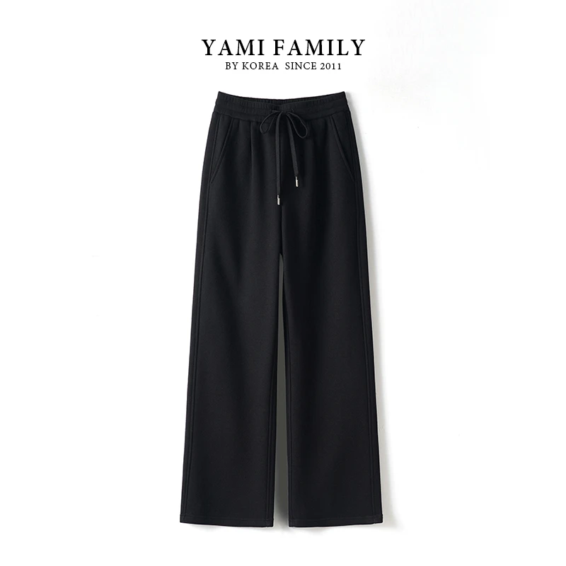 WX-XXK-1916 运动百搭宽松拖地垂感抽绳秋冬秋季休闲裤