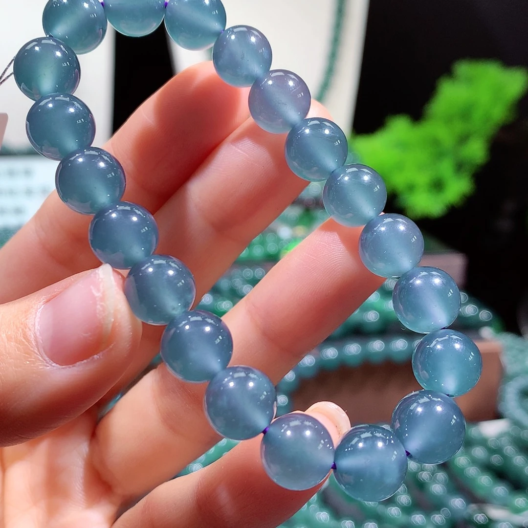 翡翠未镶嵌手链天然a货翡翠手串10mm