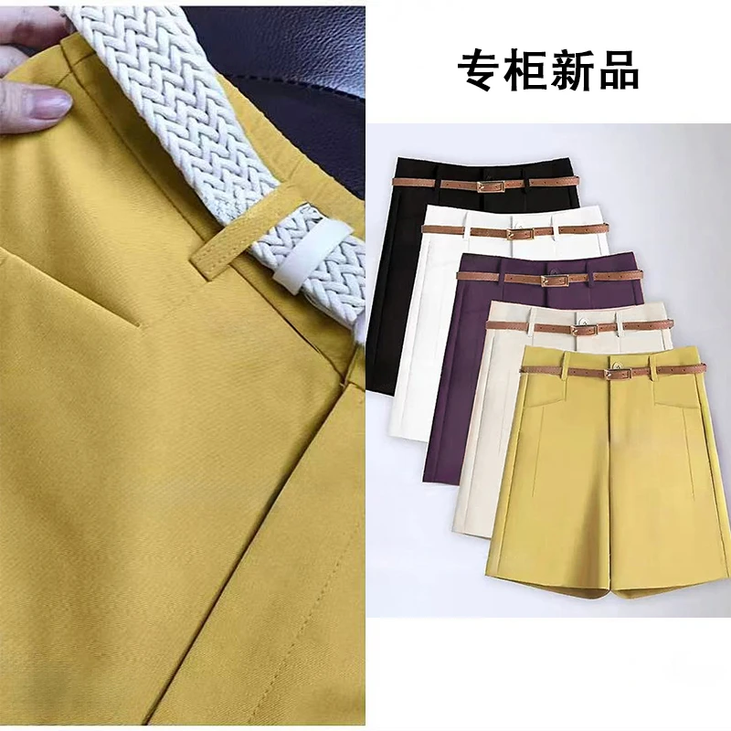 【专柜高货】五分短裤女款爆款外穿2025夏季新款薄款宽松显瘦中裤子