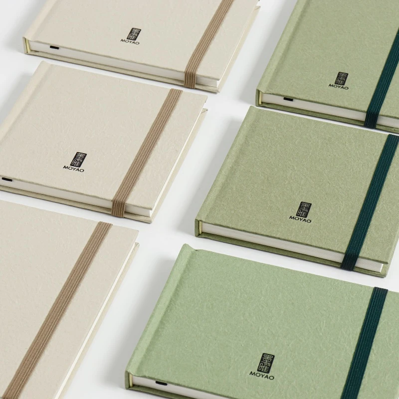 【鼠尾草】墨曜200g全棉水彩本出口装米茶 桉树绿