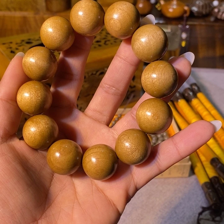 金丝楠金丝楠木小叶手串2.0