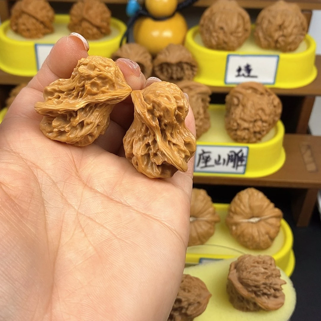 核桃小鸟 文玩/木作/... 文玩把件