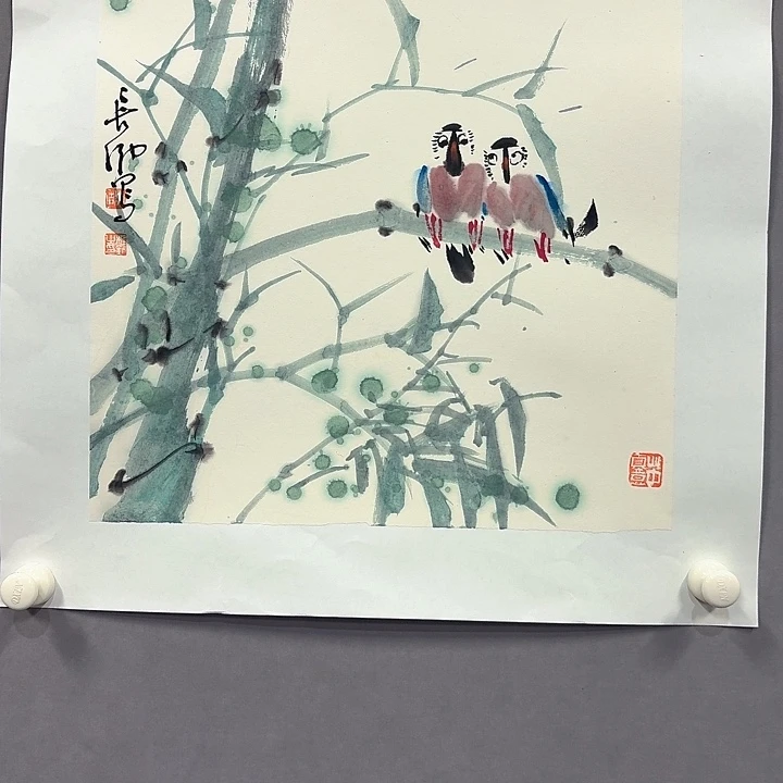 国画亲笔手绘放心去藏