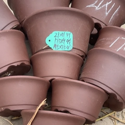 紫砂花盆100-12。