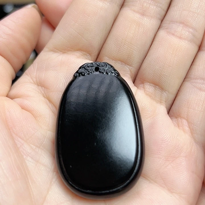 和田玉手链未镶嵌无事牌