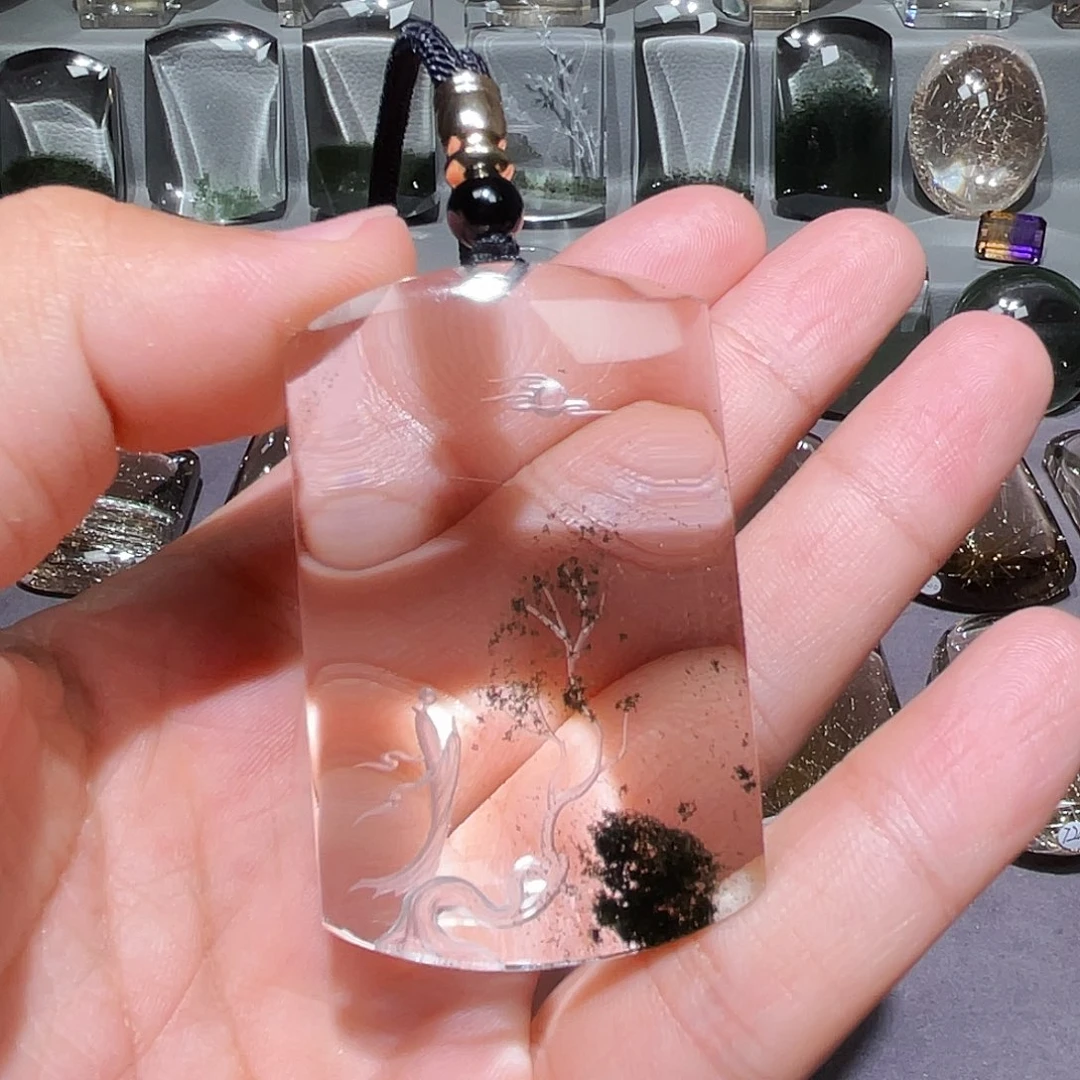 顺***哥水晶颈饰未镶嵌挂件