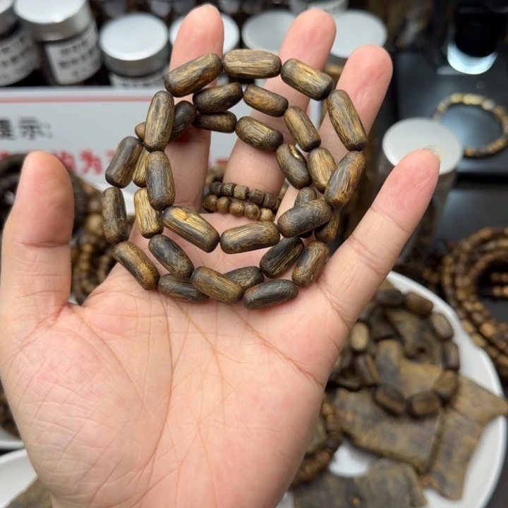 沉香沉香枕奇楠沉香树心油单圈