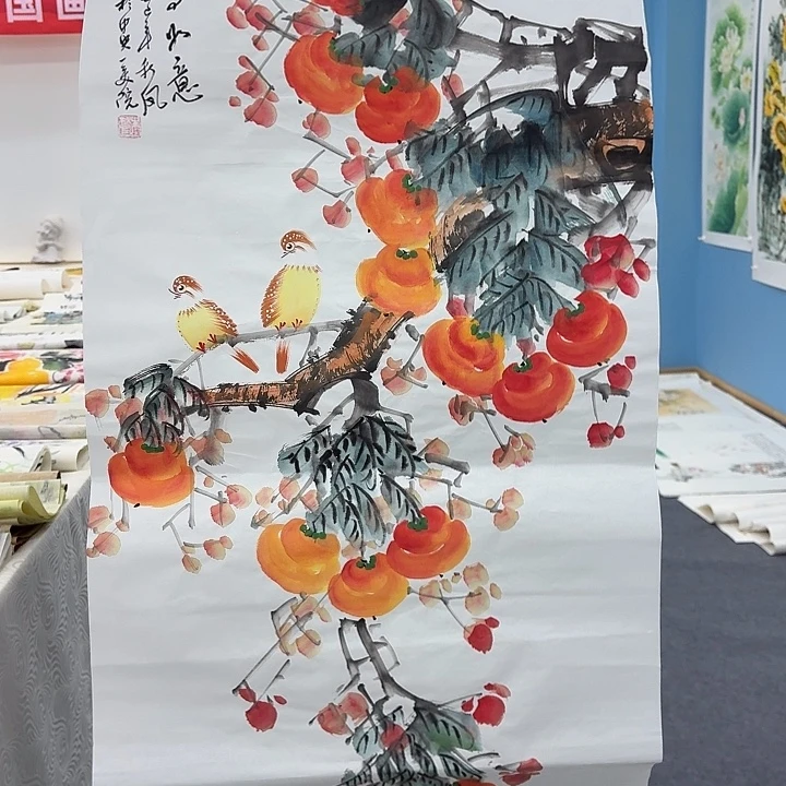 国画手绘国画作品