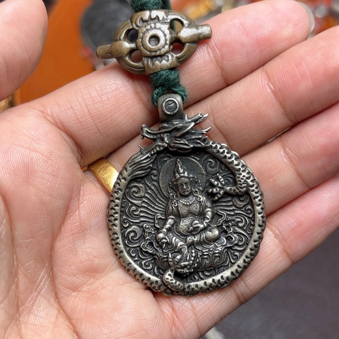 铜星月菩提项链吊坠