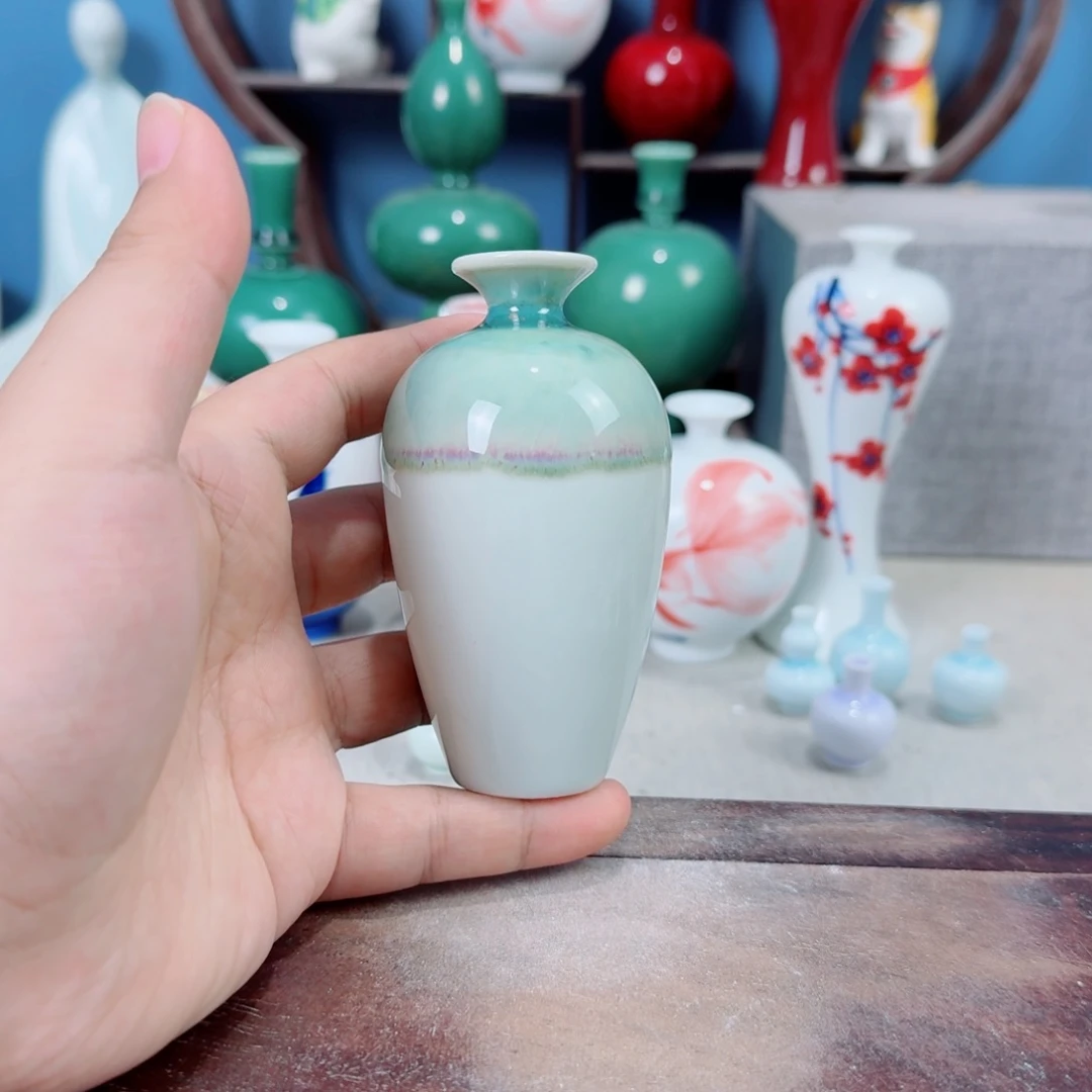 陶瓷手工小花器摆件