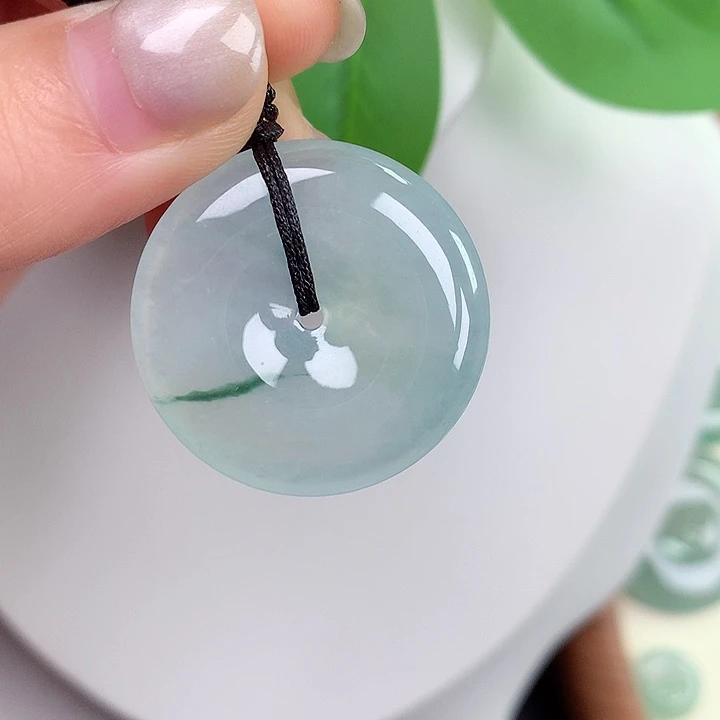 翡翠未镶嵌颈饰44:28.8-5.7