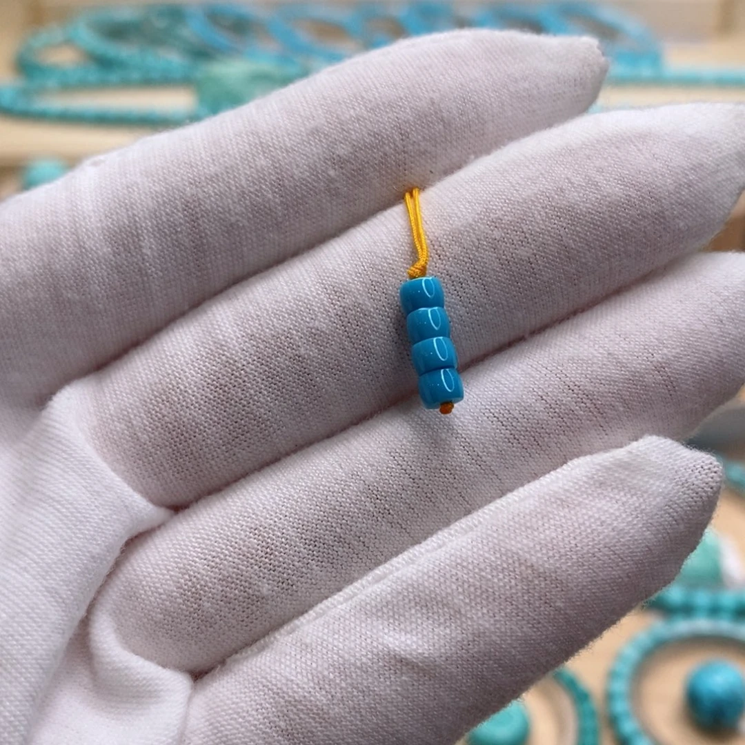 绿松石未镶嵌珠宝奇石4mm