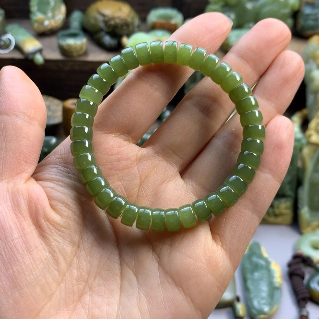 未镶嵌岫岩老玉（透闪石质玉）珠宝奇石玩**心