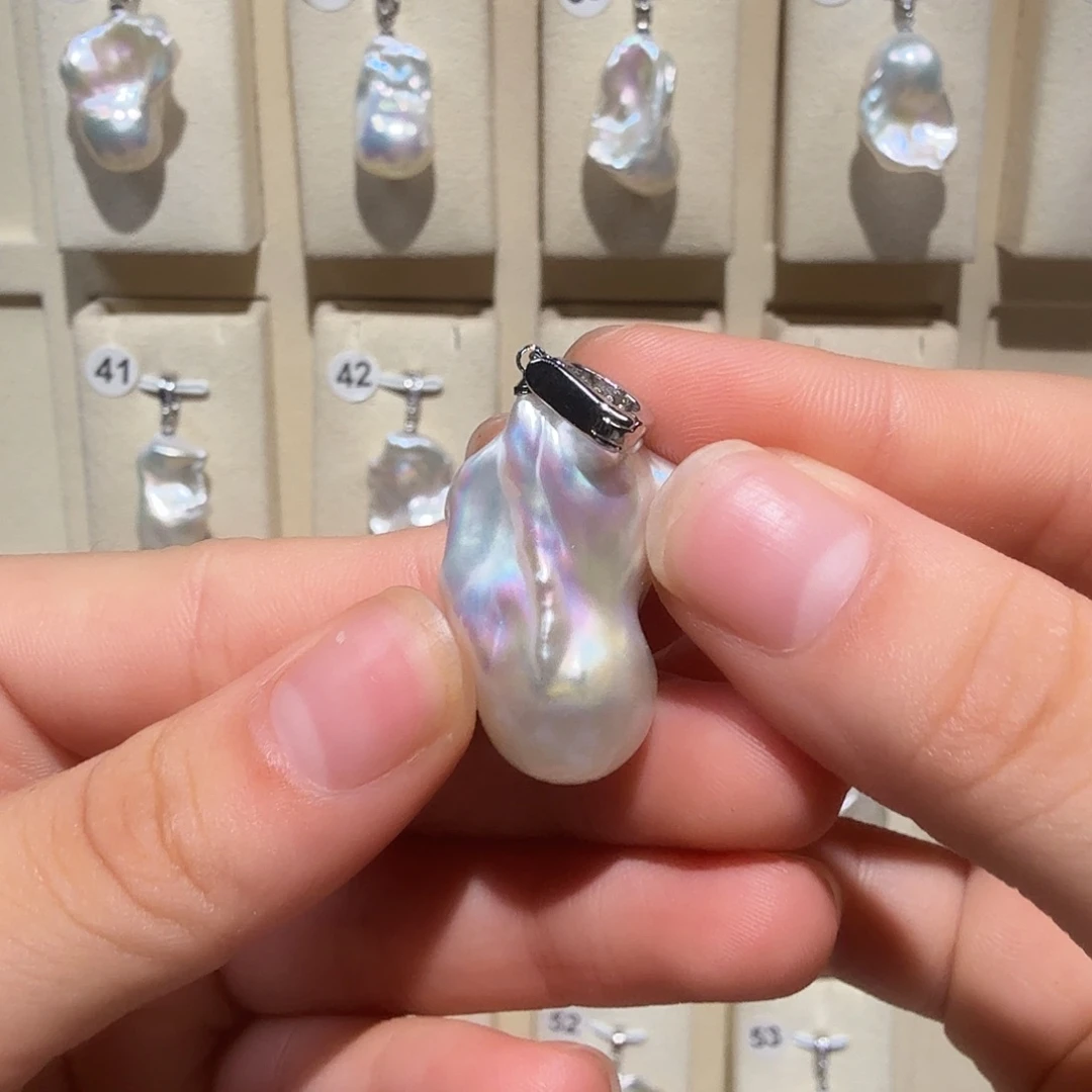 颈饰合金淡水珍珠
