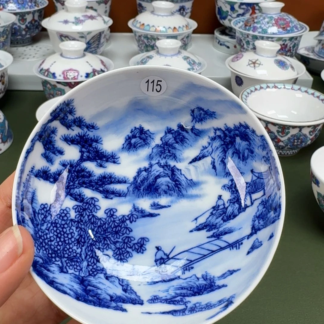 沙沙手工手绘茶具115