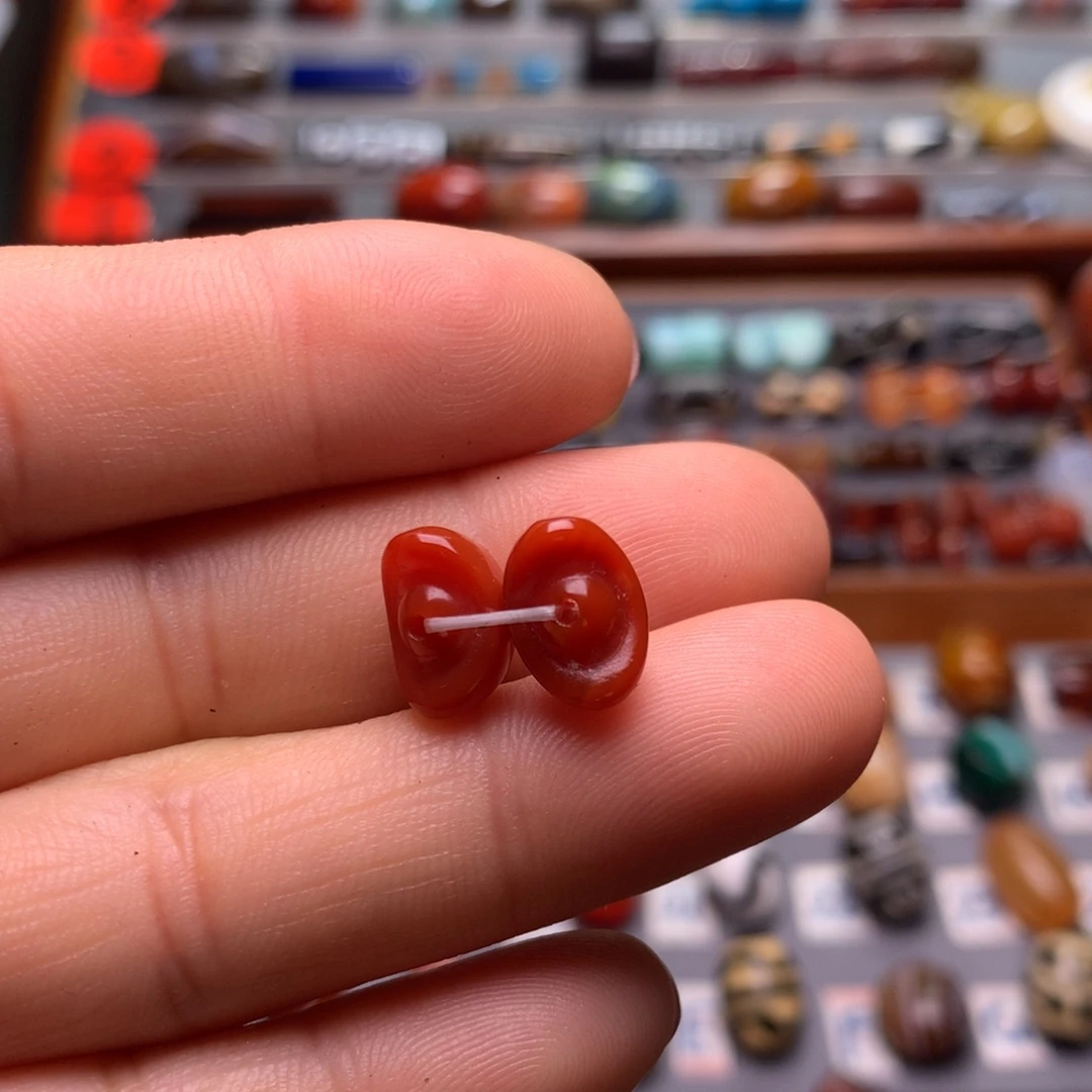 玛瑙/玉髓颈饰未镶嵌时****客