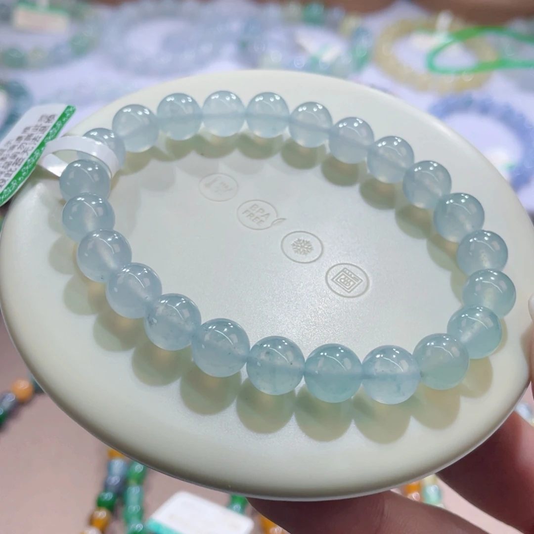 未镶嵌手链翡翠天空蓝卡8.3
